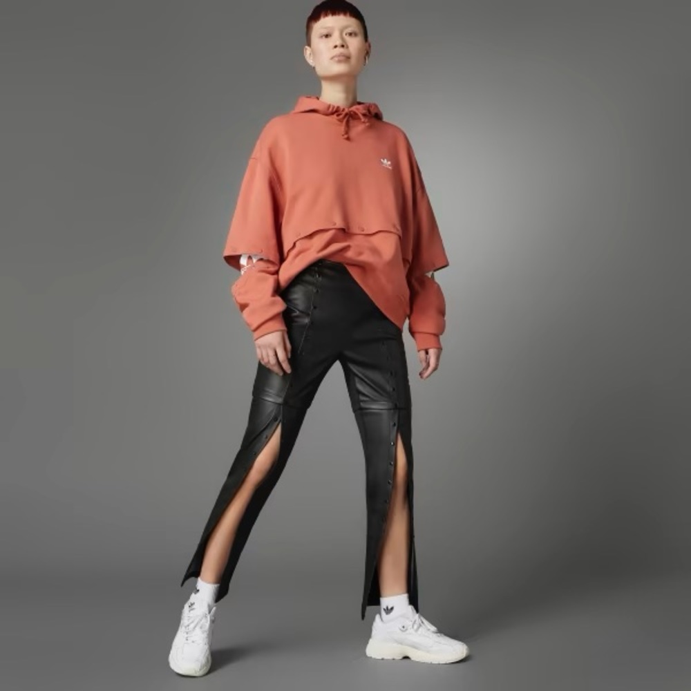 ADIDAS ALWAYS ORIGINAL SLIM SNAP-BUTTON PANTS
